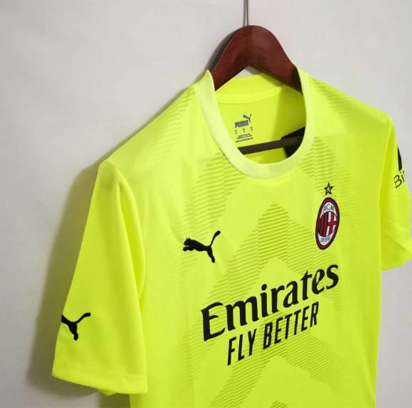 AC Milan 22/23 Green Goalkeeper Soccer Jersey Football Shirt - Click Image to Close